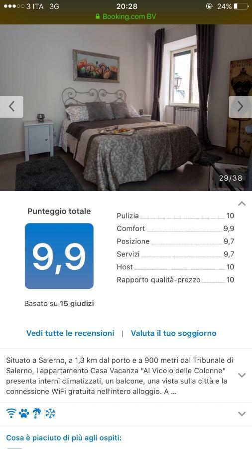 Casa Vacanza "Al Vicolo Delle Colonne" Salernes Extérieur photo